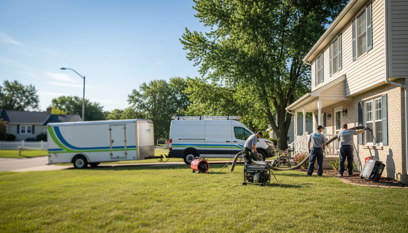 Flooded Basement Restoration And Cleanup With Repair in Tiskilwa, IL near me